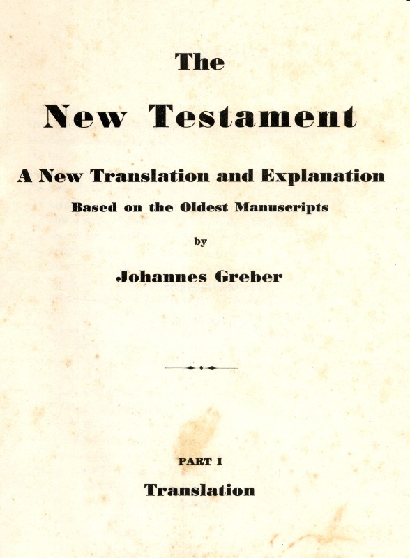 Nowy Testament Johannes Greber