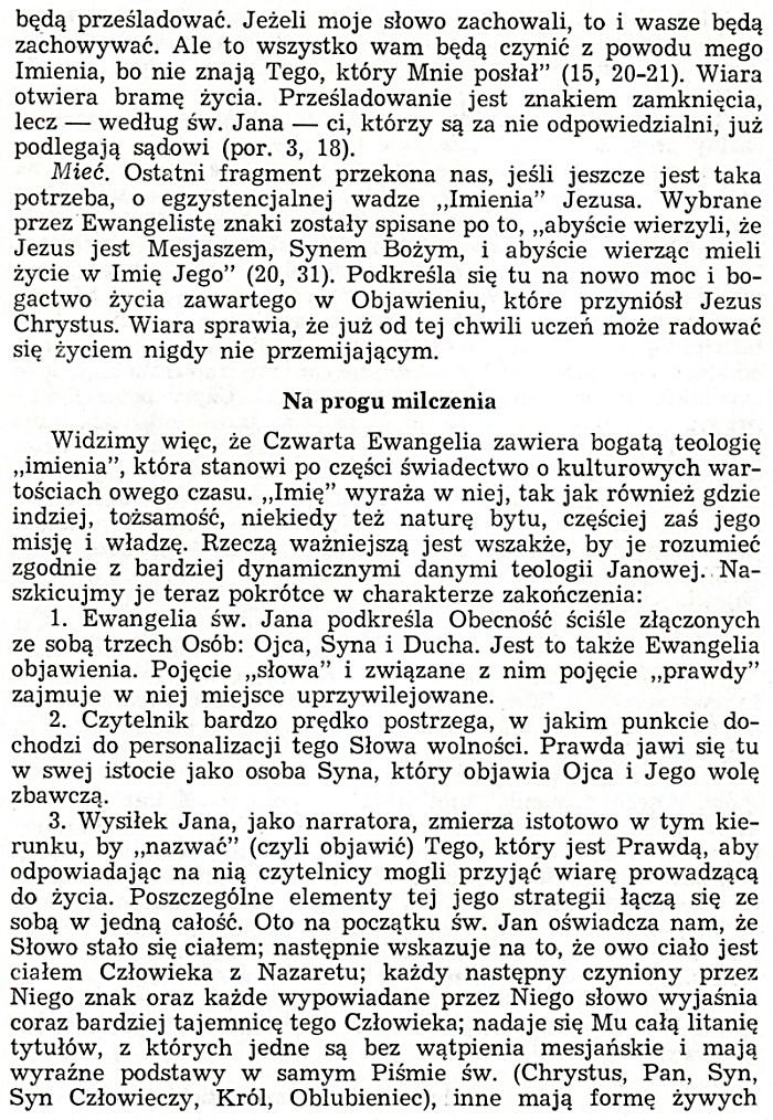 Communio Imię Boga