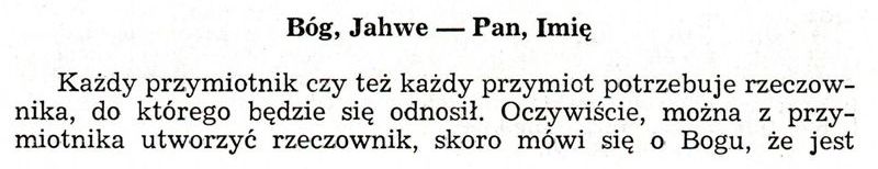 Communio Imię Boga