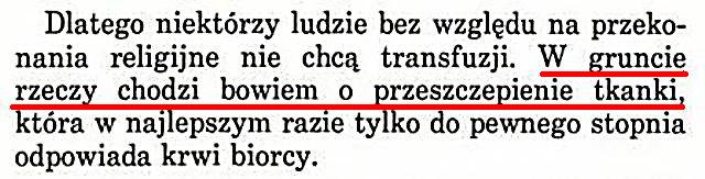 Świadkowie Jehowy a kwestia krwi