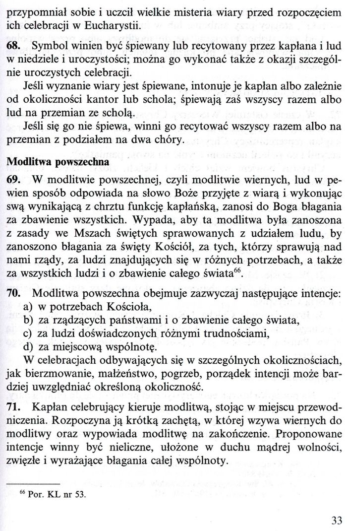 Ogólne wprowadzenie do Mszału Rzymskiego