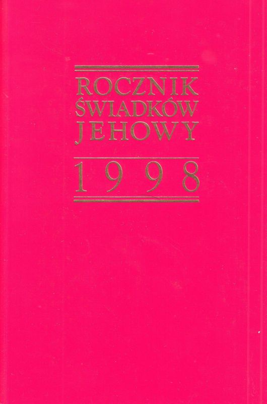 Rocznik Świadków Jehowy 1998