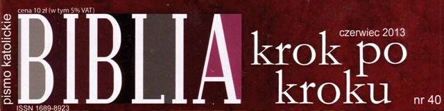 Biblia krok po kroku czerwiec 2013