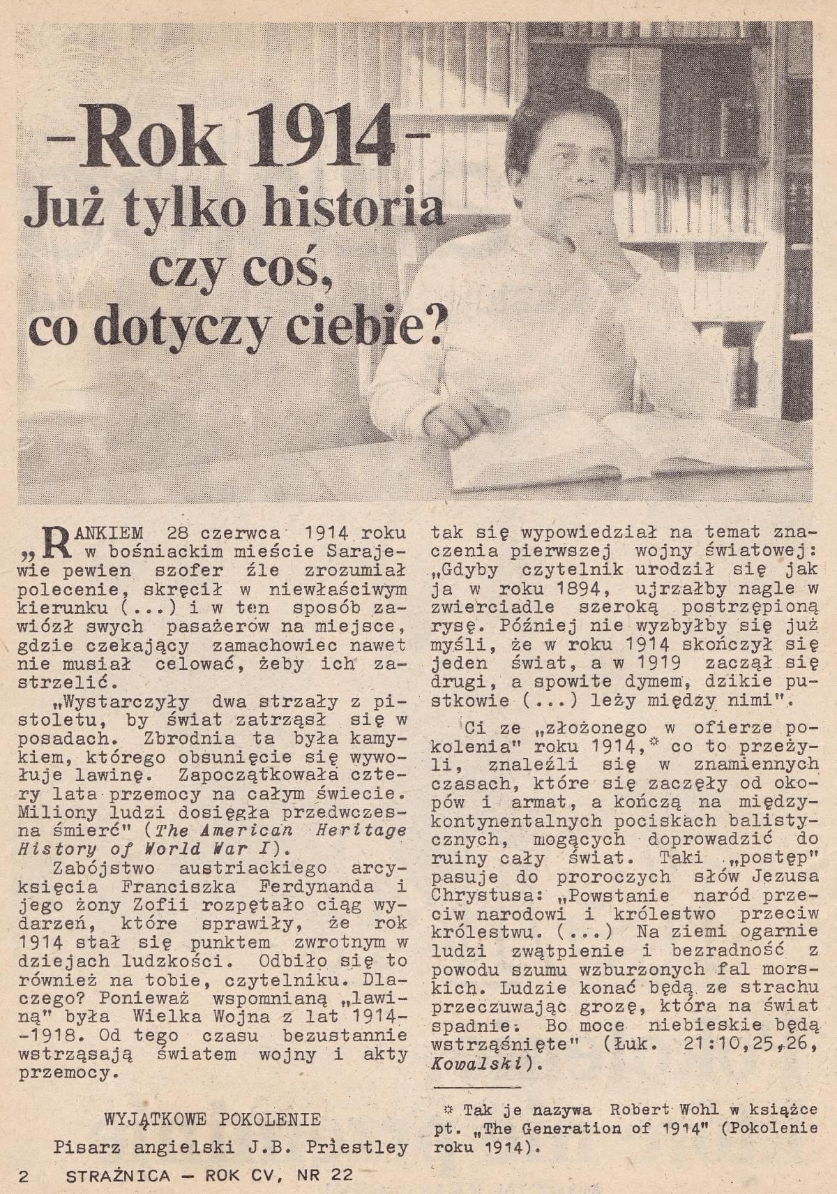 Strażnica 1984 Nr 22