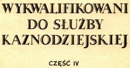 Wykwalifikowani do służby kaznodziejskiej cz.IV