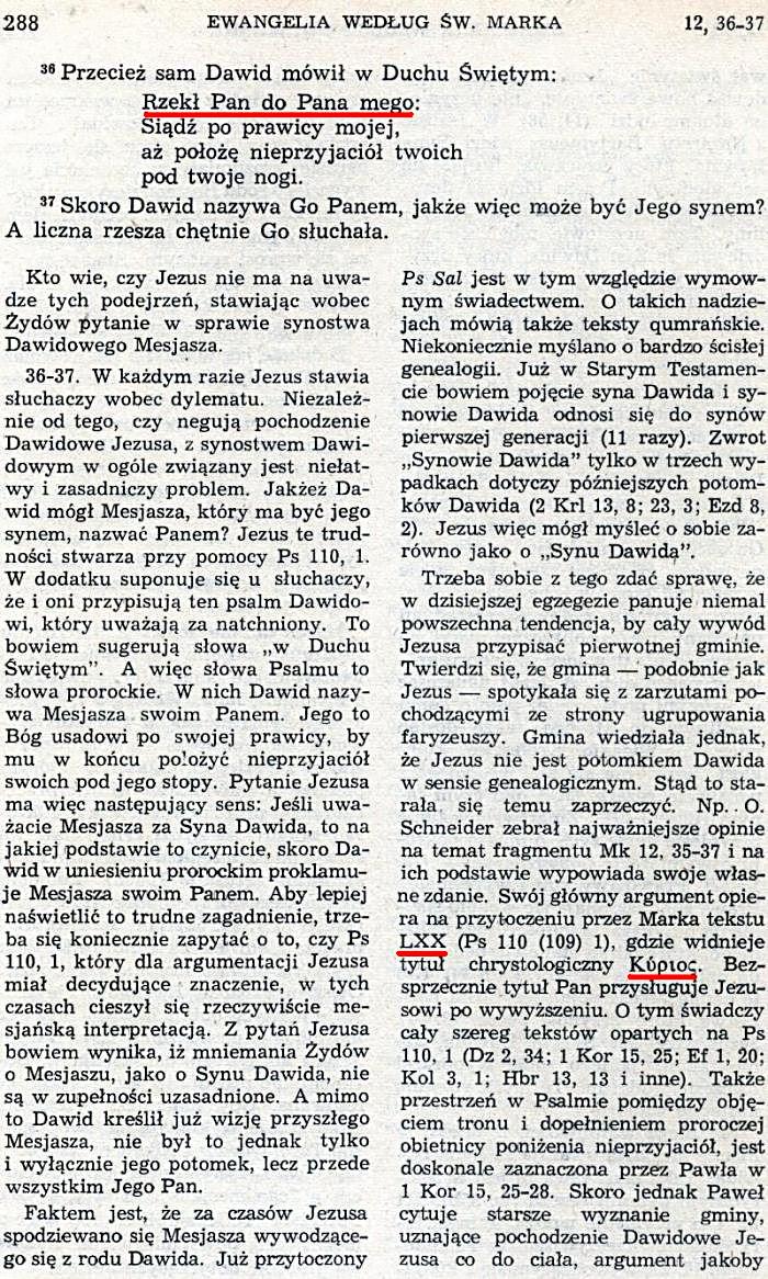 Ewangelia wg św. Marka KUL