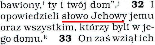 Pismo Święte w Przekładzie Nowego Świata