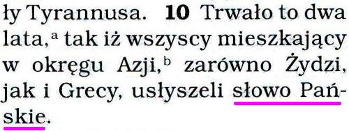 Pismo Święte w Przekładzie Nowego Świata
