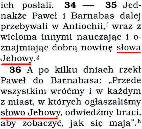 Pismo Święte w Przekładzie Nowego Świata