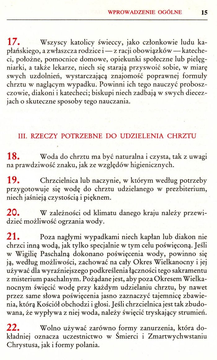 Obrzędy chrztu dzieci