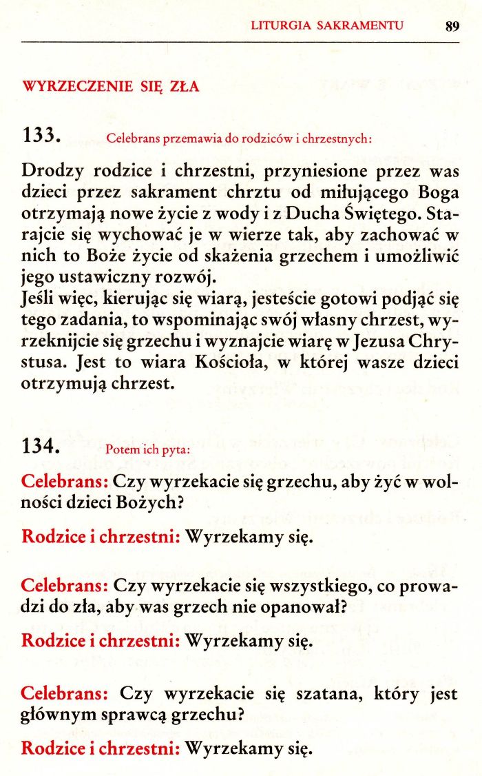 Obrzędy chrztu dzieci