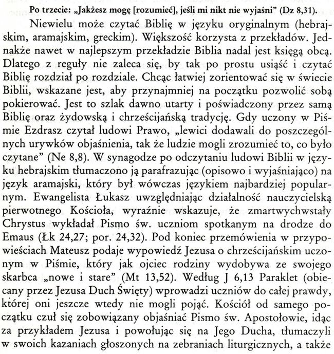 Czytać Biblię ale jak?