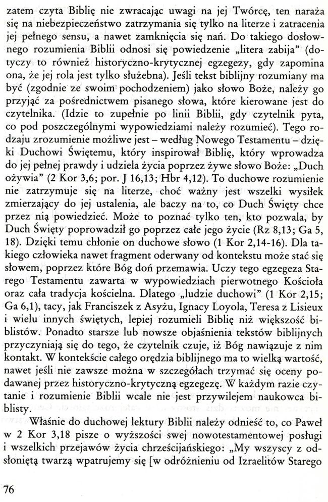 Czytać Biblię ale jak?