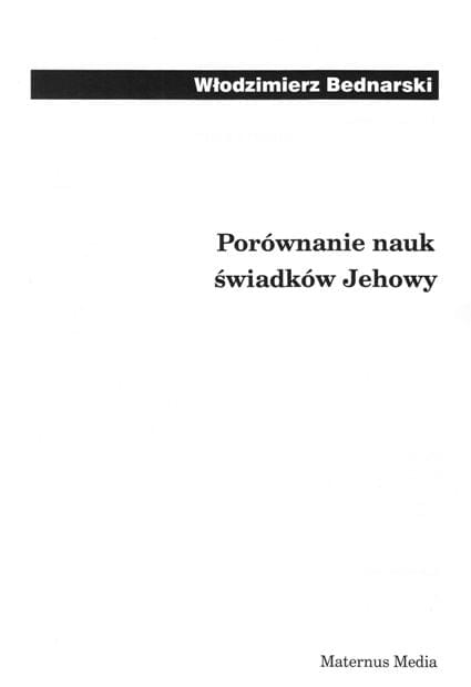 Porównanie nauk świadków Jehowy