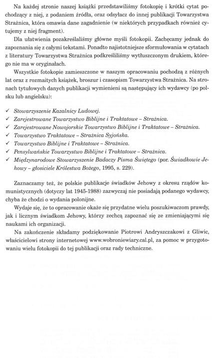 Porównanie nauk świadków Jehowy